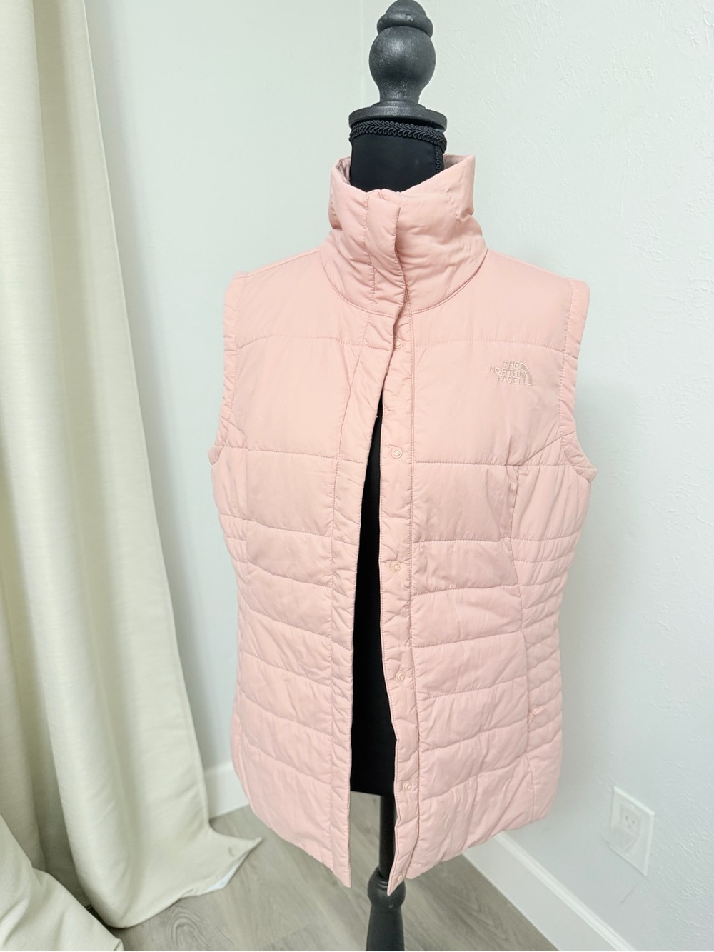 The North Face Women’s Light Pink Quilted Puffer Vest